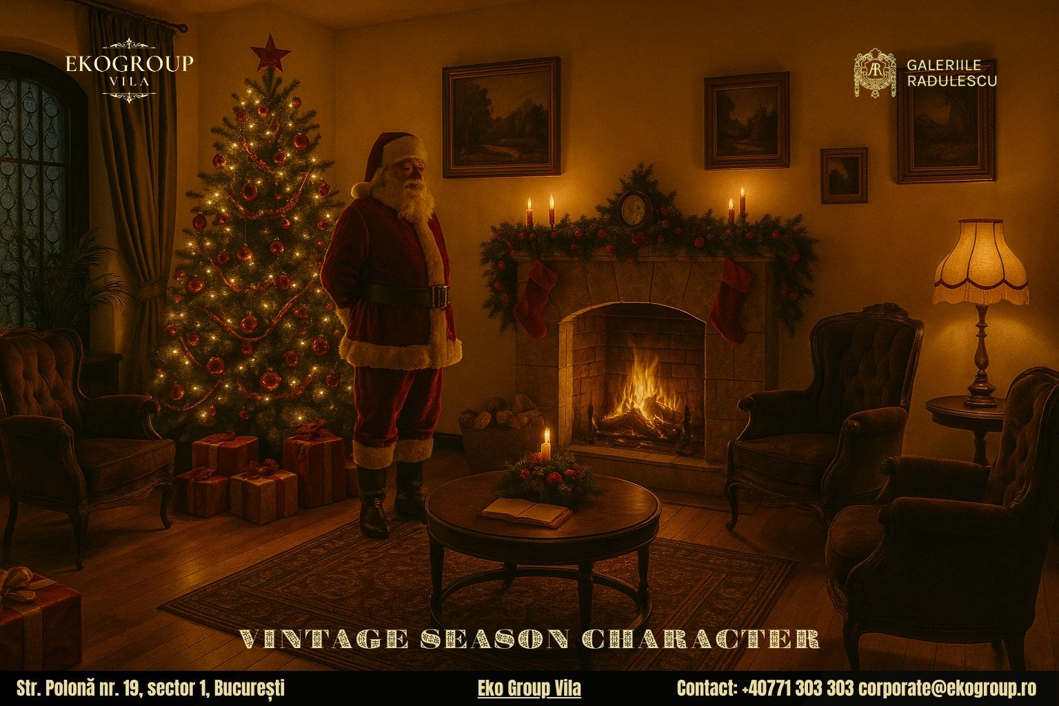 Legenda lui Moș Crăciun și Eko Group Vila: O călătorie magică spre Crăciunul anilor ’30